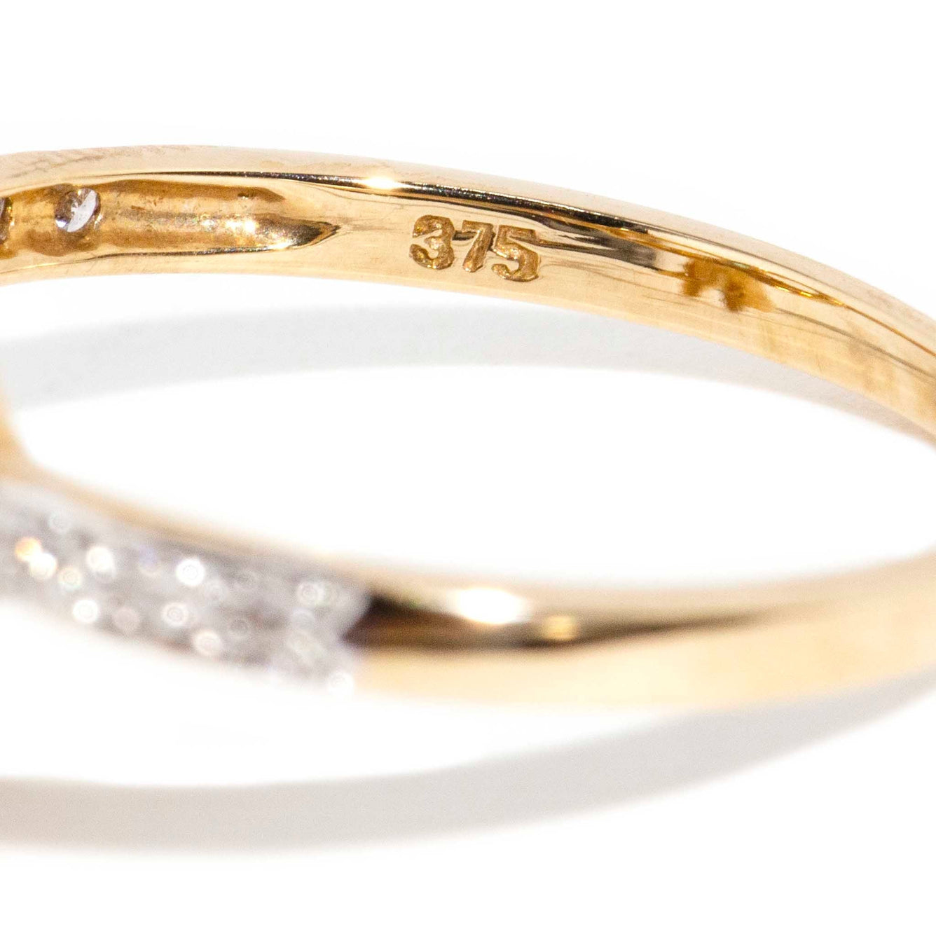 Audrey Emerald & Diamond Bow Ring 9 Carat Gold* DRAFT Rings Imperial Jewellery 