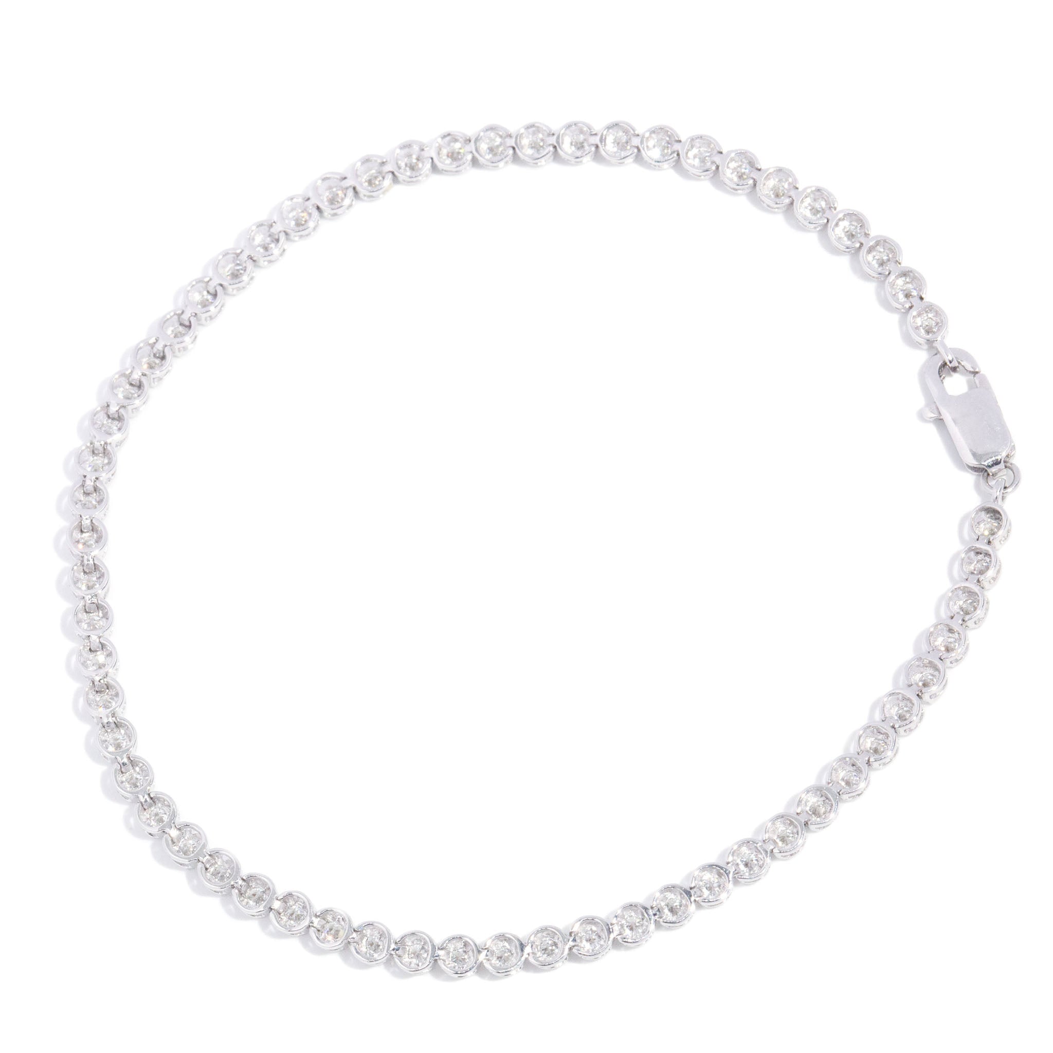 Bianca Diamond Tennis Bracelet 9K White Gold TDW 1.77ct Bracelets/Bangles Anthology Jewellers 