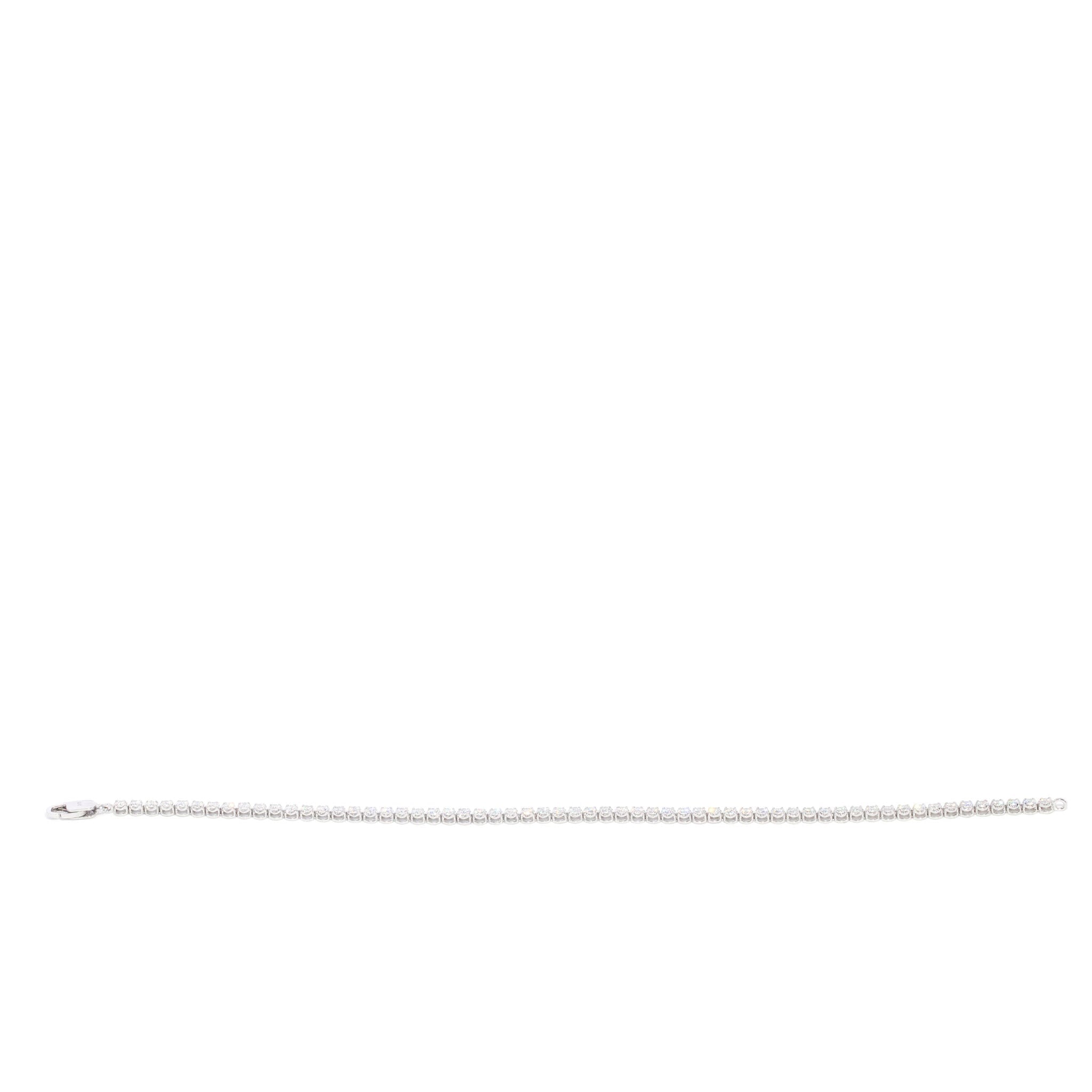 Bianca Diamond Tennis Bracelet 9K White Gold TDW 1.77ct Bracelets/Bangles Anthology Jewellers 