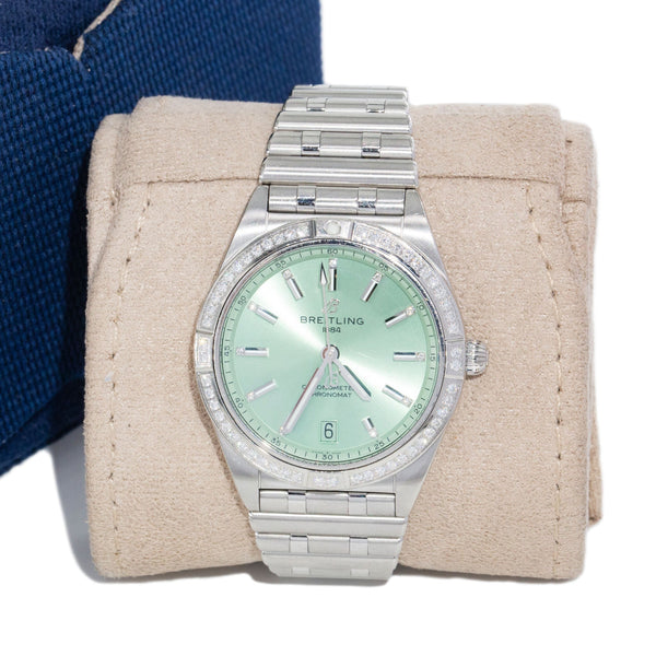 Breitling Chronomat Automatic 36 Watch Ref A10380591L1A1 Watches Anthology Jewellers 