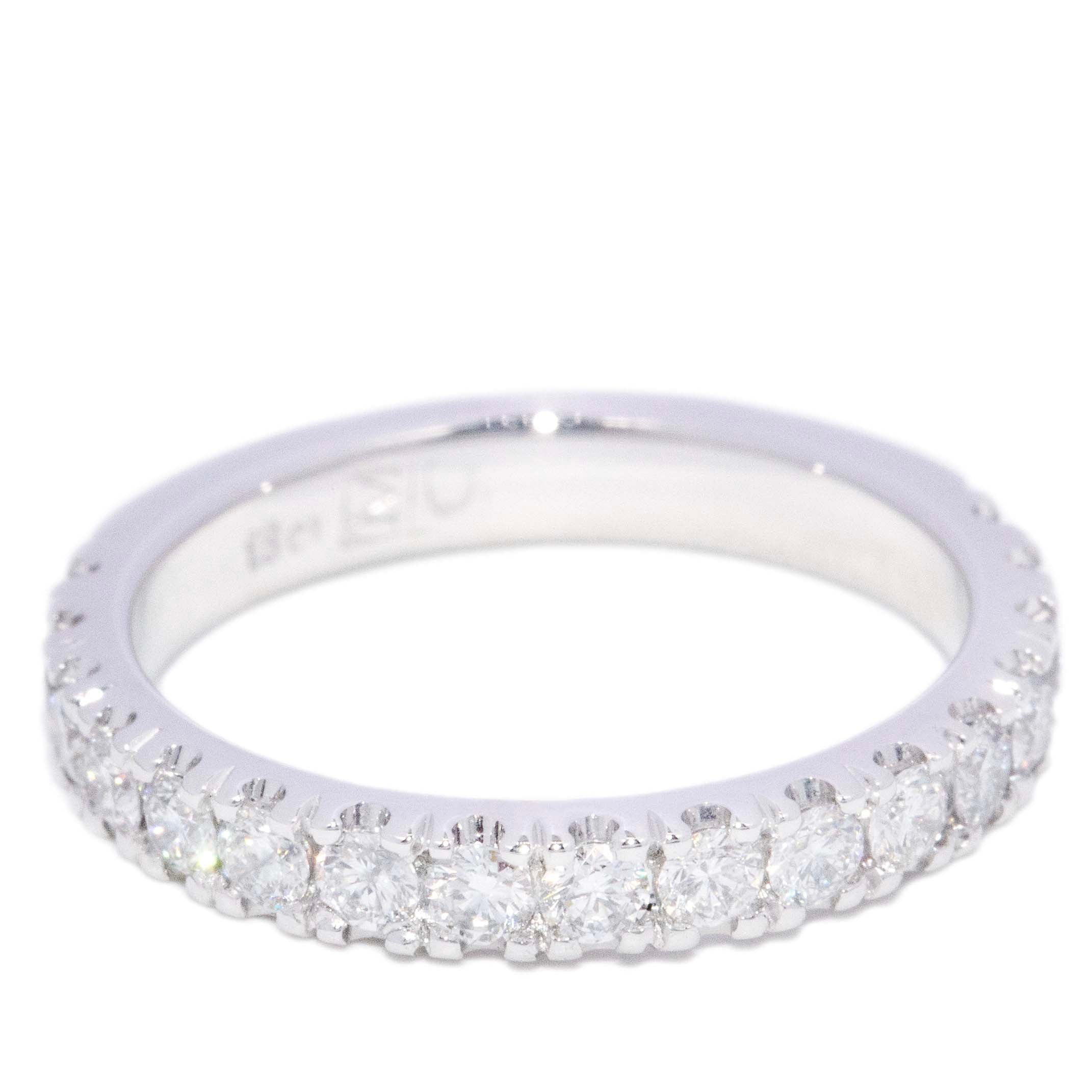 Emmie Diamond Eternity Ring 18K White Gold TDW 0.56ct Rings Anthology Jewellers 