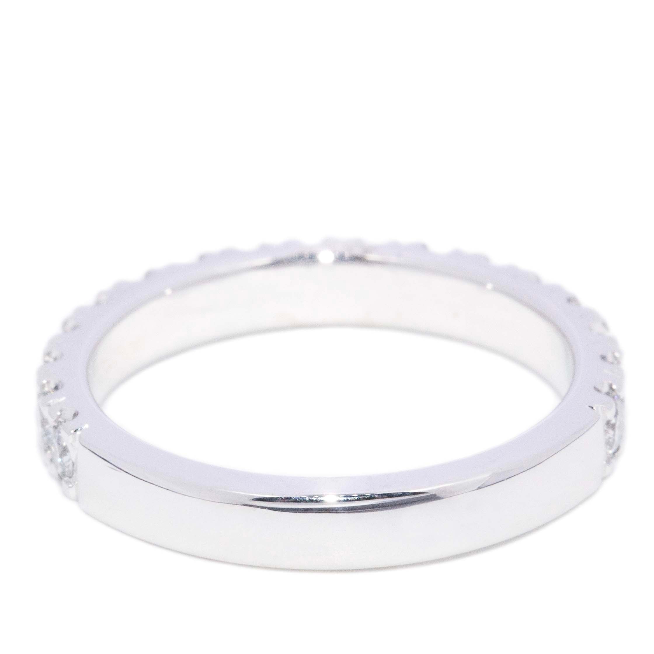 Emmie Diamond Eternity Ring 18K White Gold TDW 0.56ct Rings Anthology Jewellers 