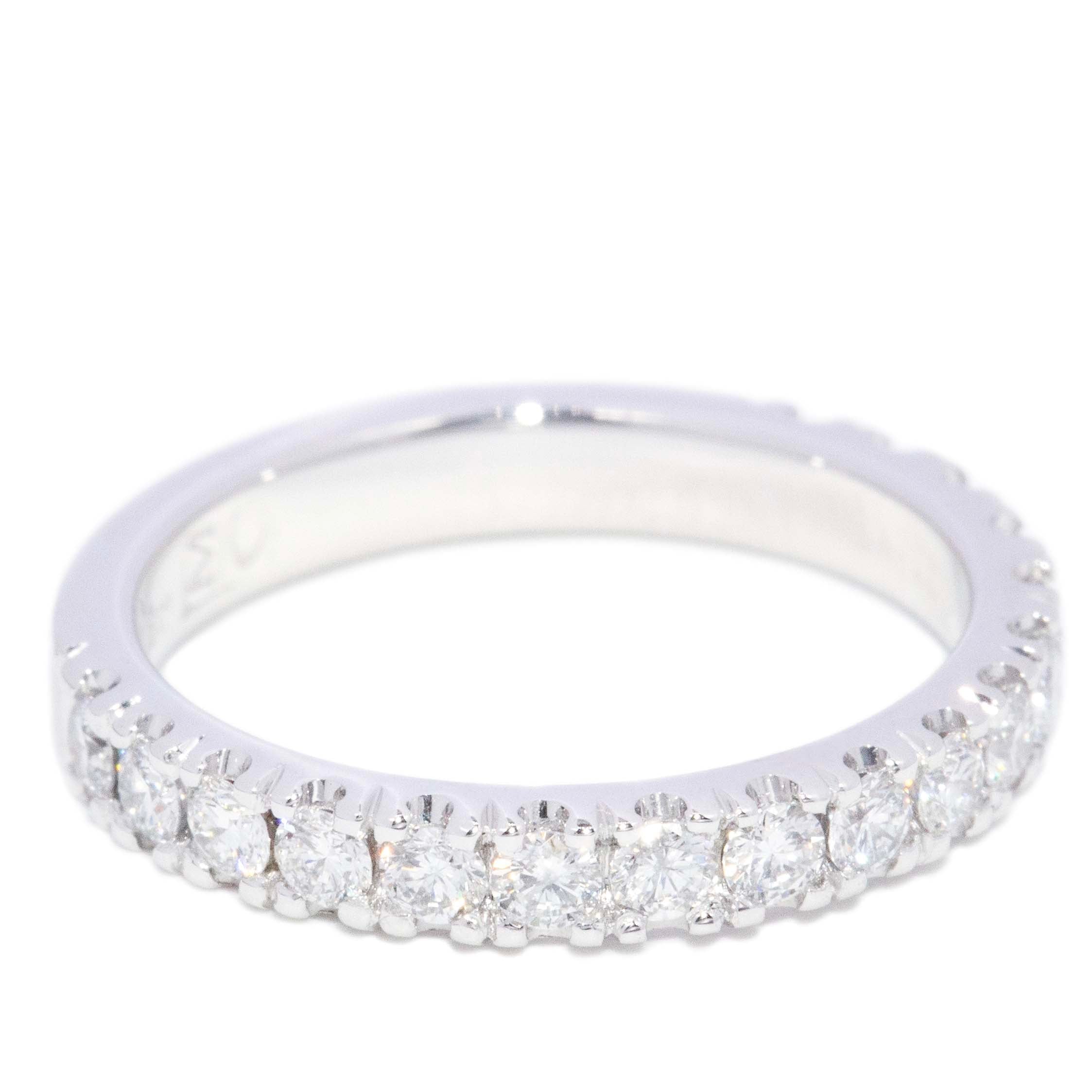 Emmie Diamond Eternity Ring 18K White Gold TDW 0.56ct Rings Anthology Jewellers 