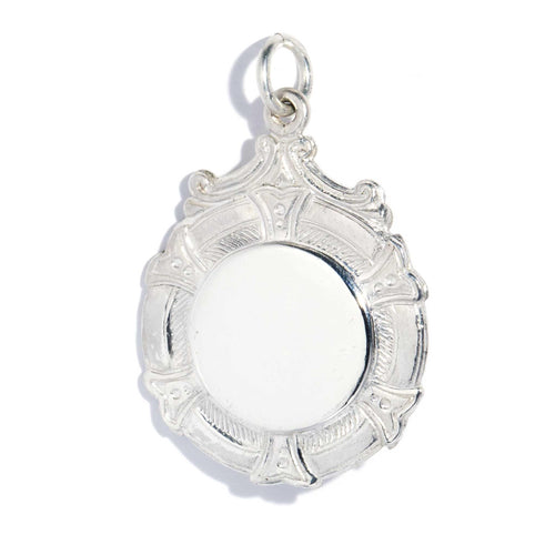 Fraser 1940s Award Medallion Pendant Sterling Silver