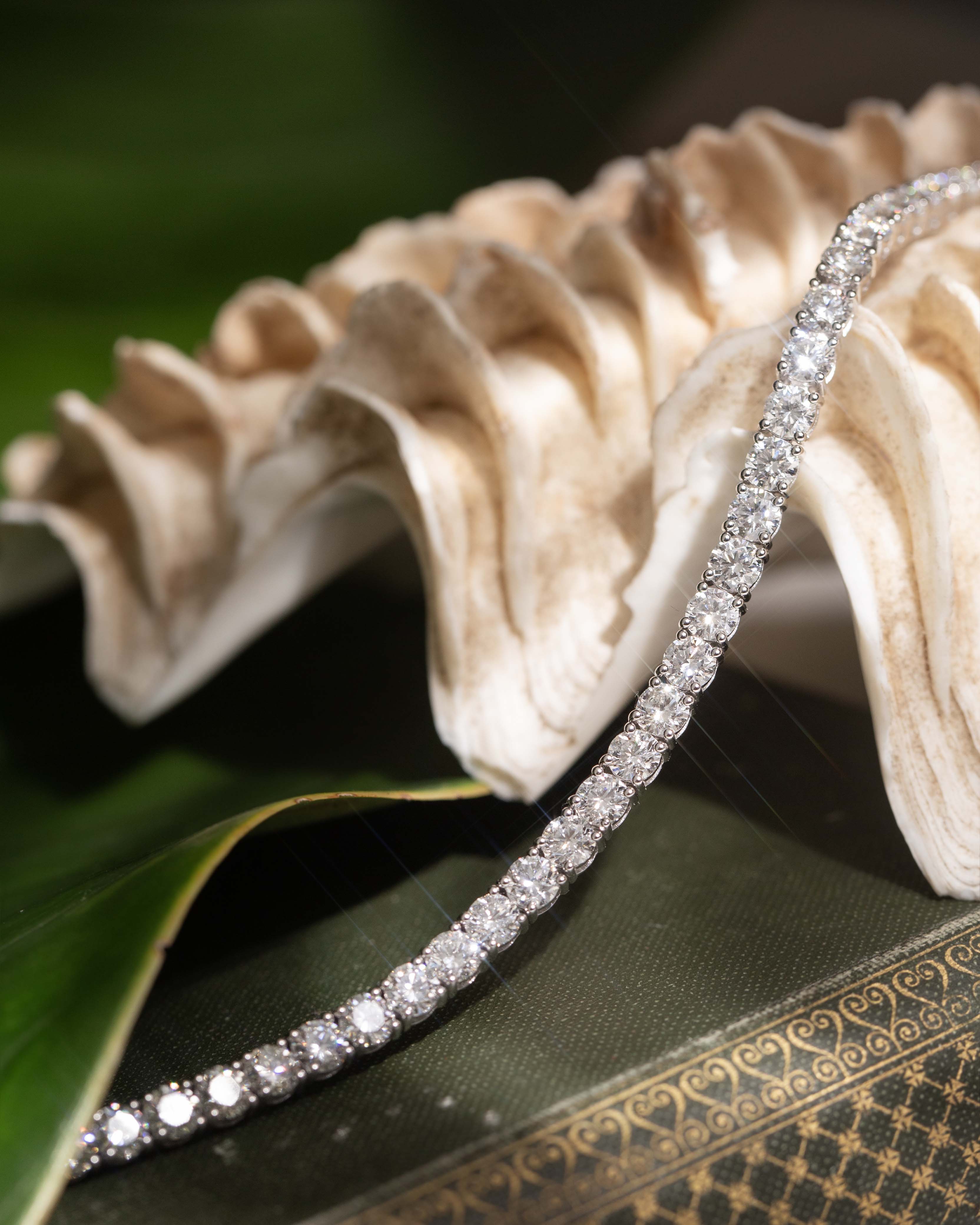 Kassia Diamond Tennis Bracelet 18K White Gold TDW 10.20ct Bracelets/Bangles Imperial Jewellery 