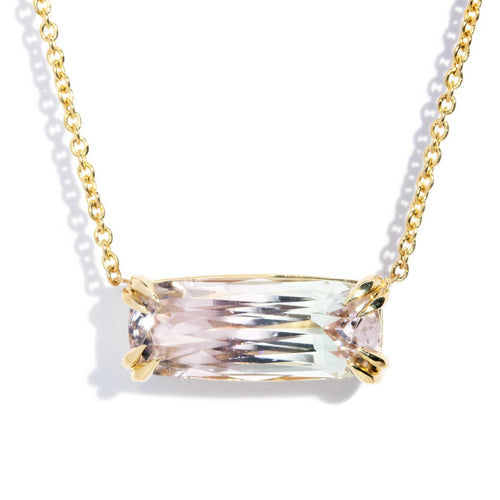 Katia 3.38ct Watermelon Tourmaline Necklet 18K Yellow Gold