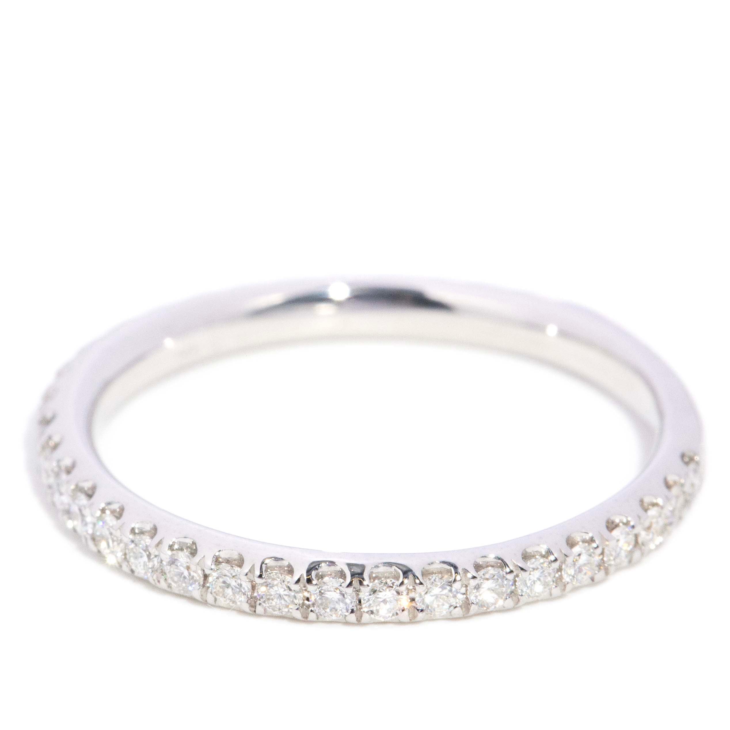 Kodie Diamond Stacking Ring 18K White Gold TDW 0.25ct Rings Imperial Jewellery 