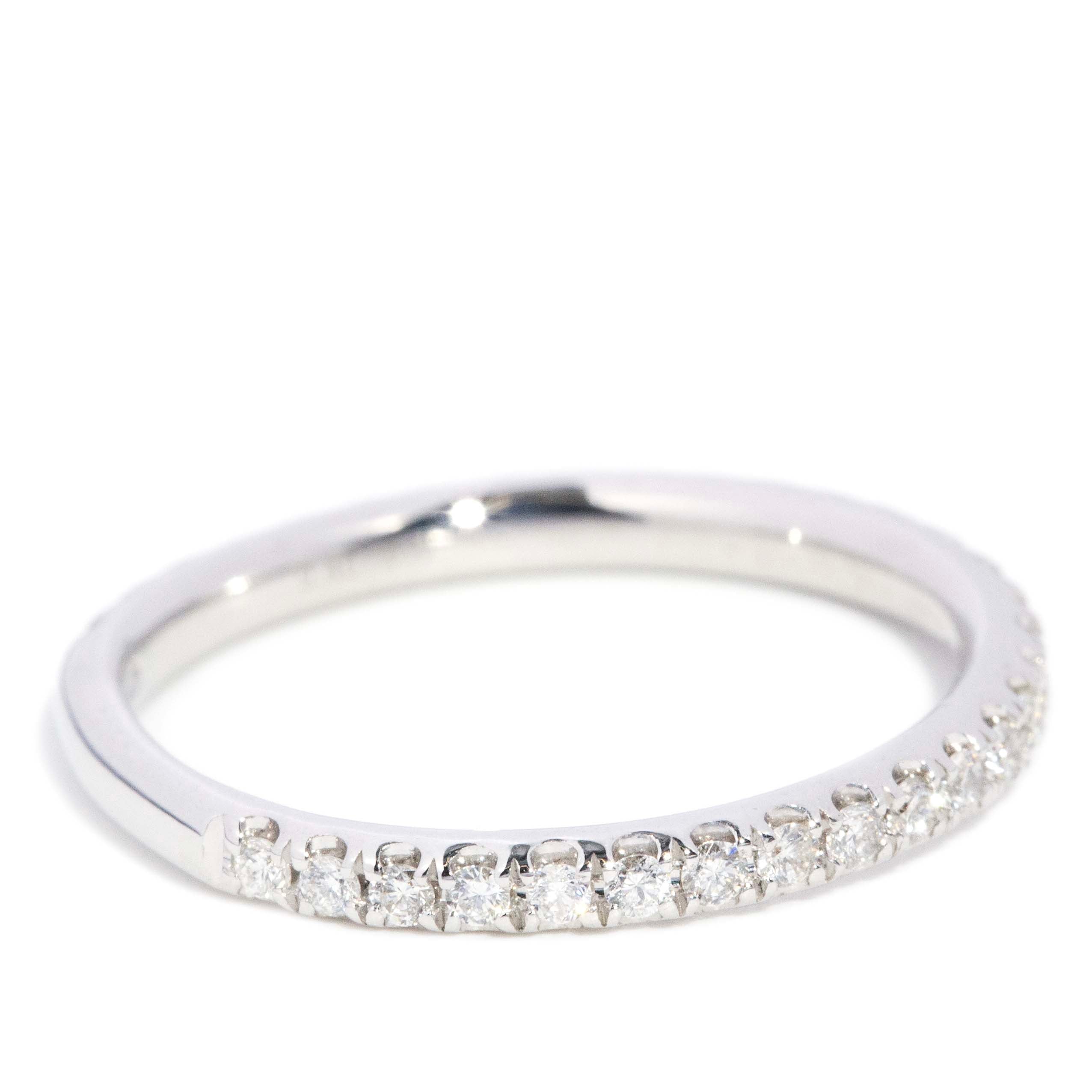 Kodie Diamond Stacking Ring 18K White Gold TDW 0.25ct Rings Imperial Jewellery 