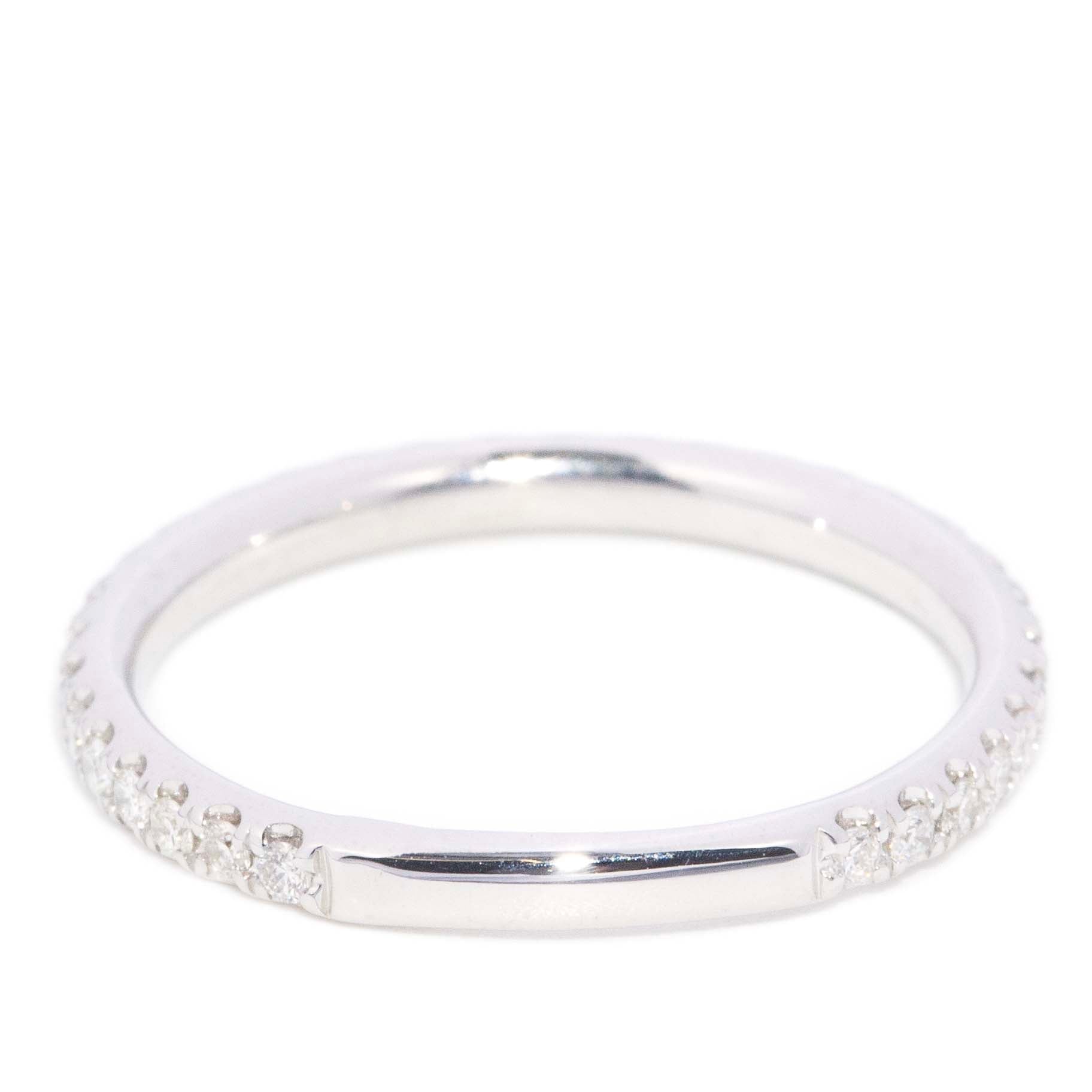 Kodie Diamond Stacking Ring 18K White Gold TDW 0.25ct Rings Imperial Jewellery 