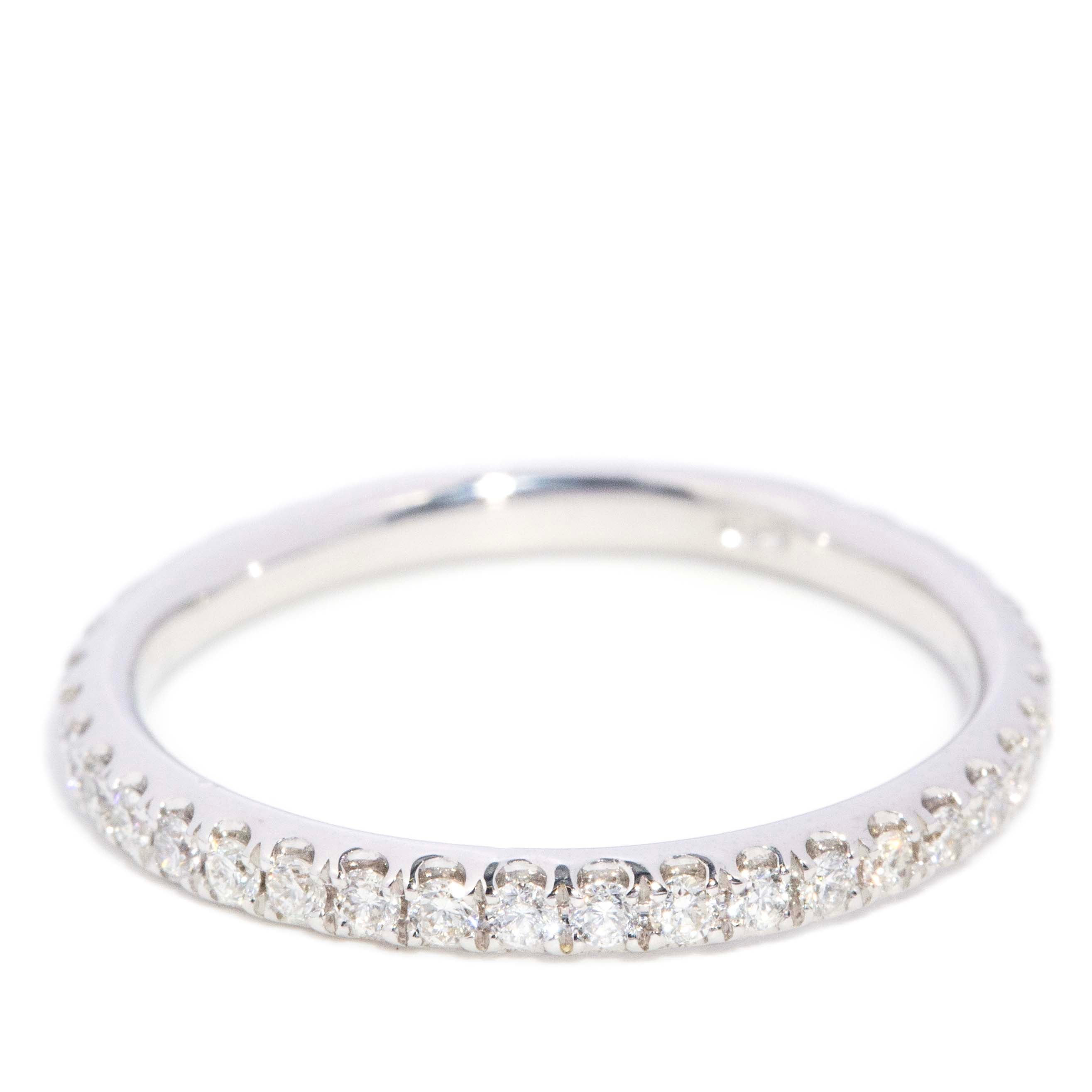 Kodie Diamond Stacking Ring 18K White Gold TDW 0.25ct Rings Imperial Jewellery 