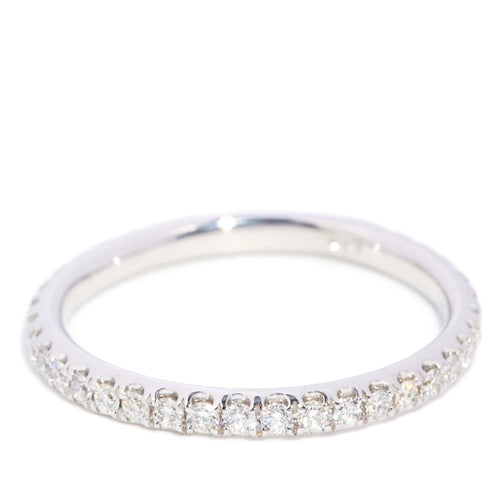 Kodie Diamond Stacking Ring 18K White Gold TDW 0.25ct
