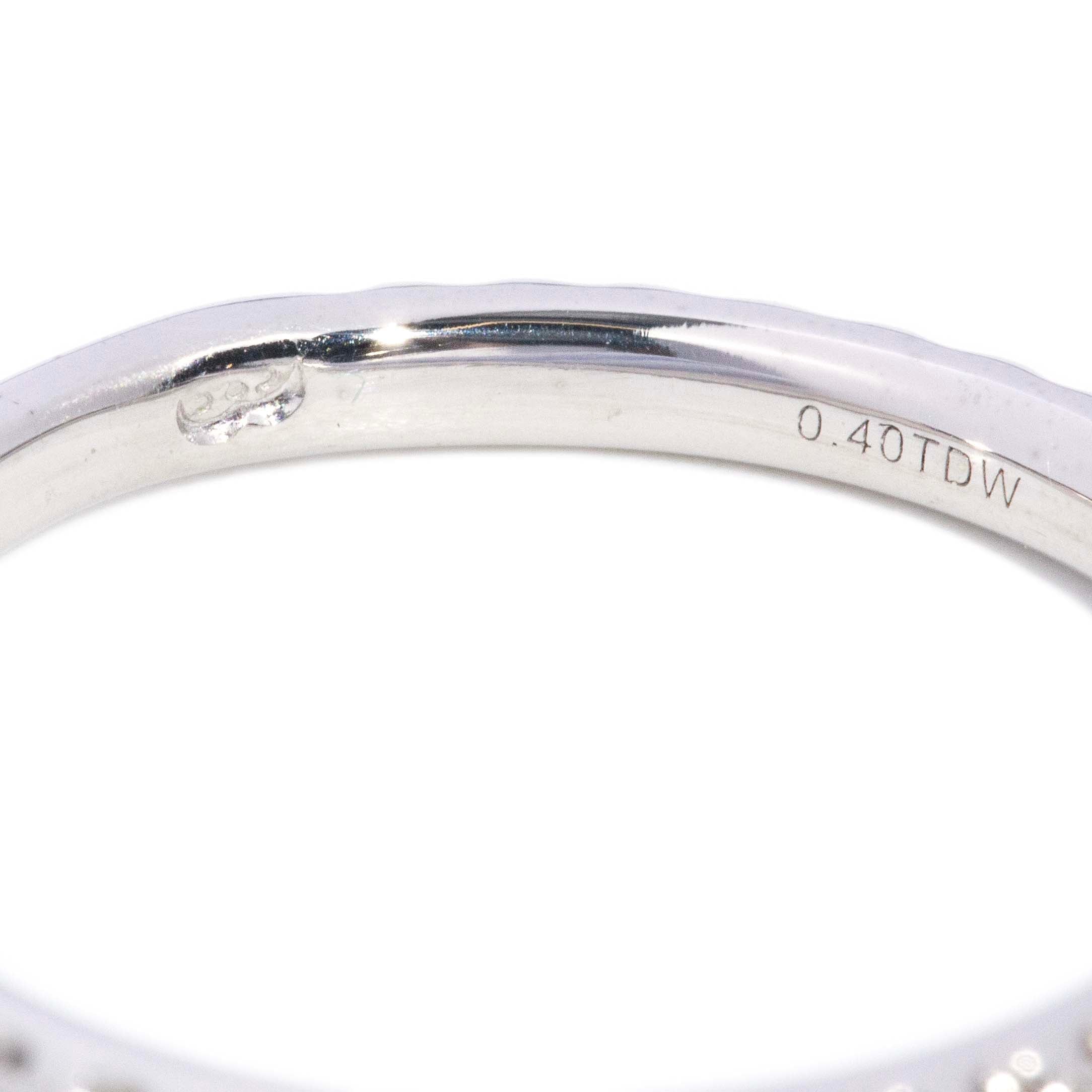 Kodie Diamond Stacking Ring 18K White Gold TDW 0.25ct Rings Imperial Jewellery 