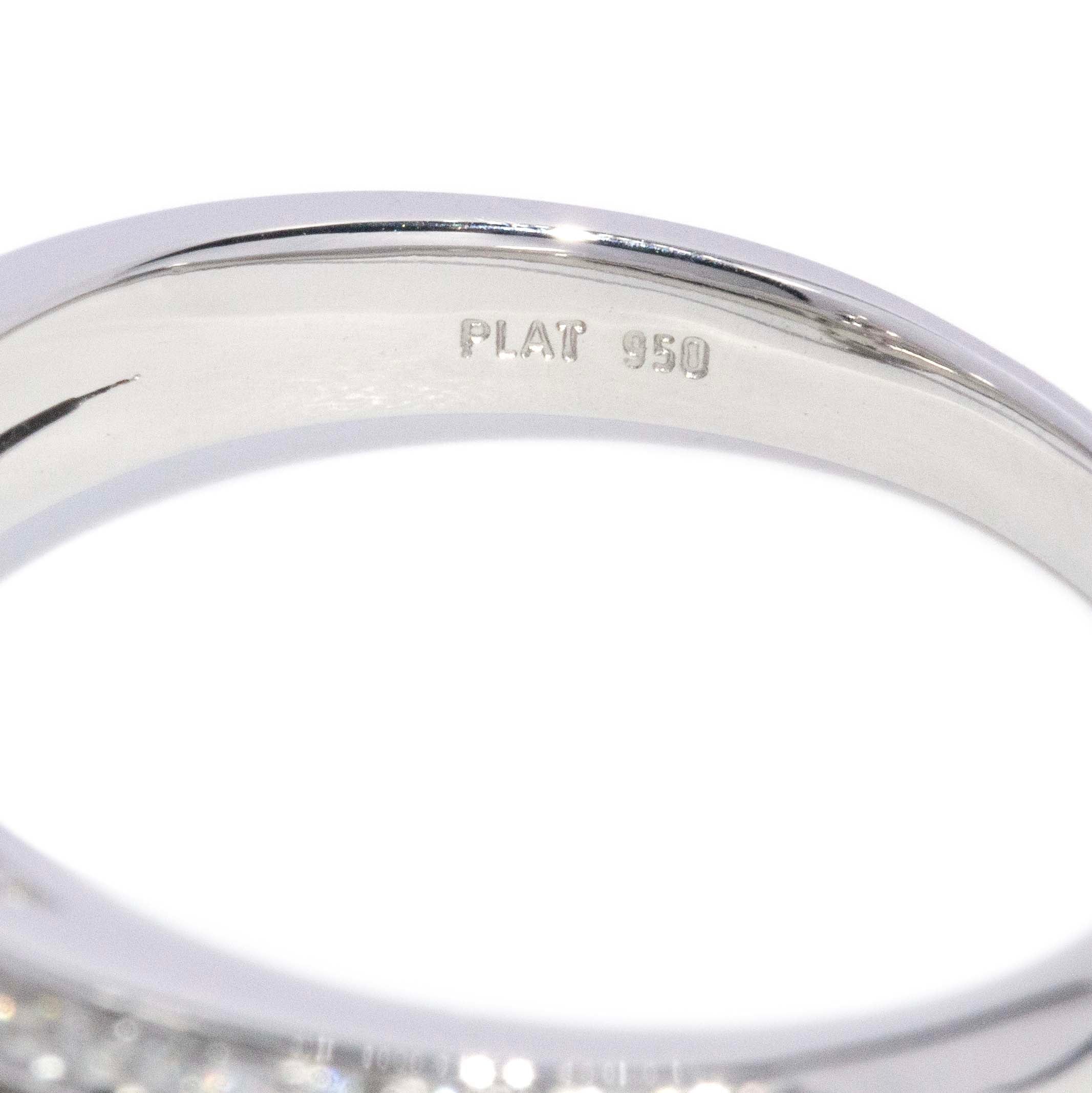 Mya Rubover 0.65ct Diamond Platinum Split Shank Halo Ring Rings Anthology Jewellers 