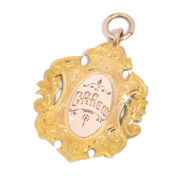 Nelson 1925 Award Presentation Pendant 10ct Gold Pendants/Necklaces Imperial Jewellery 