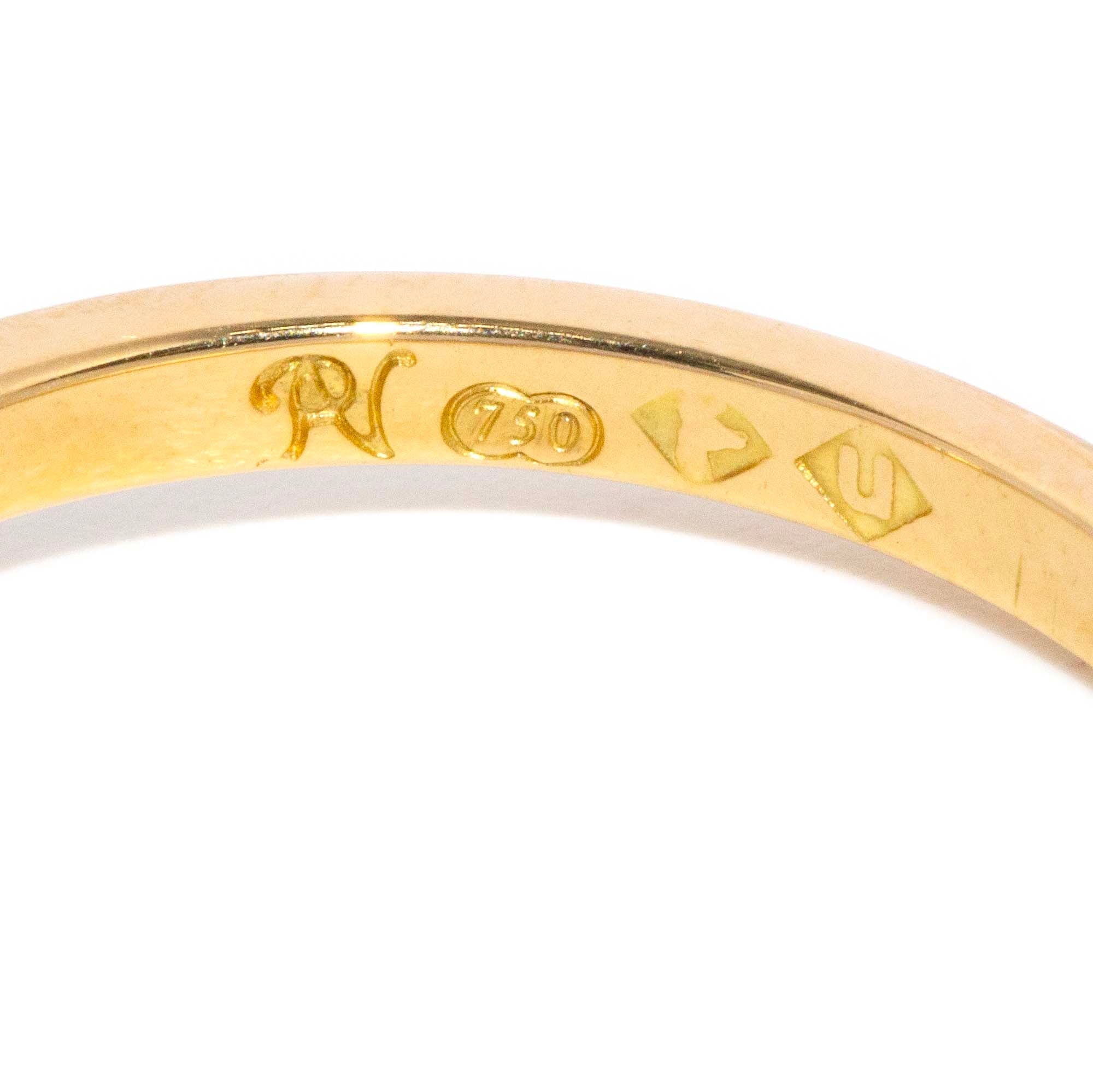 Nolsie HRD Certified 0.90 Carat Solitaire Diamond Ring 18ct Two Tone Gold Rings Imperial Jewellery 