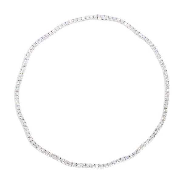 Nuala Contemporary 14.85 Carat Diamond Rivière Necklace 18ct White Gold Pendants/Necklaces Imperial Jewellery 