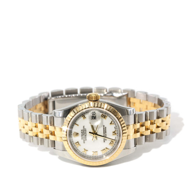 Rolex Datejust Roselor 18 Carat Yellow Gold Jubilee Bracelet 26mm