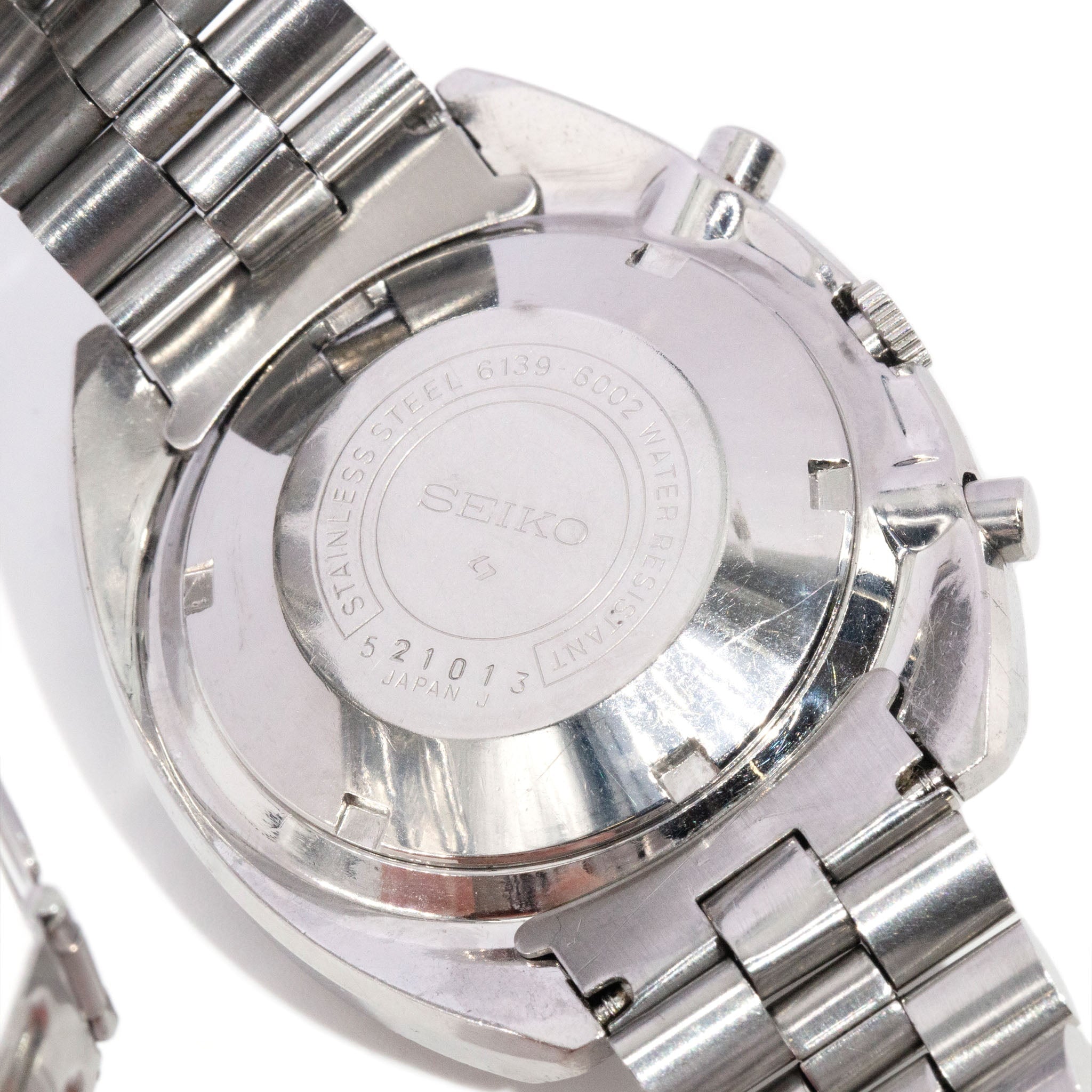 Seiko Pogue 1975 Stainless Steel Watch Ref 6139-6002 Watches Anthology Jewellers 