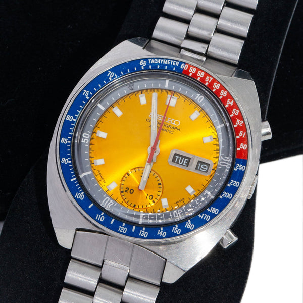 Seiko Pogue 1975 Stainless Steel Watch Ref 6139-6002 Watches Anthology Jewellers 
