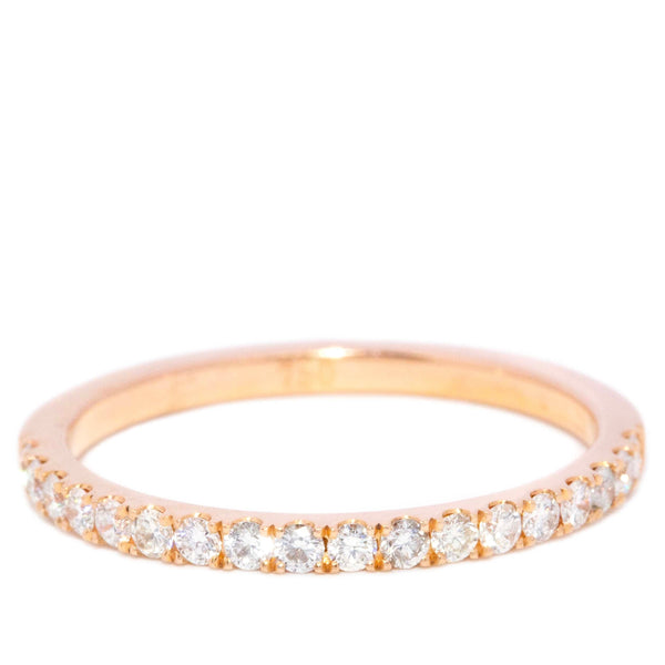 Shay Diamond Stacking Eternity Ring 18ct Rose Gold Ring Imperial Jewellery 
