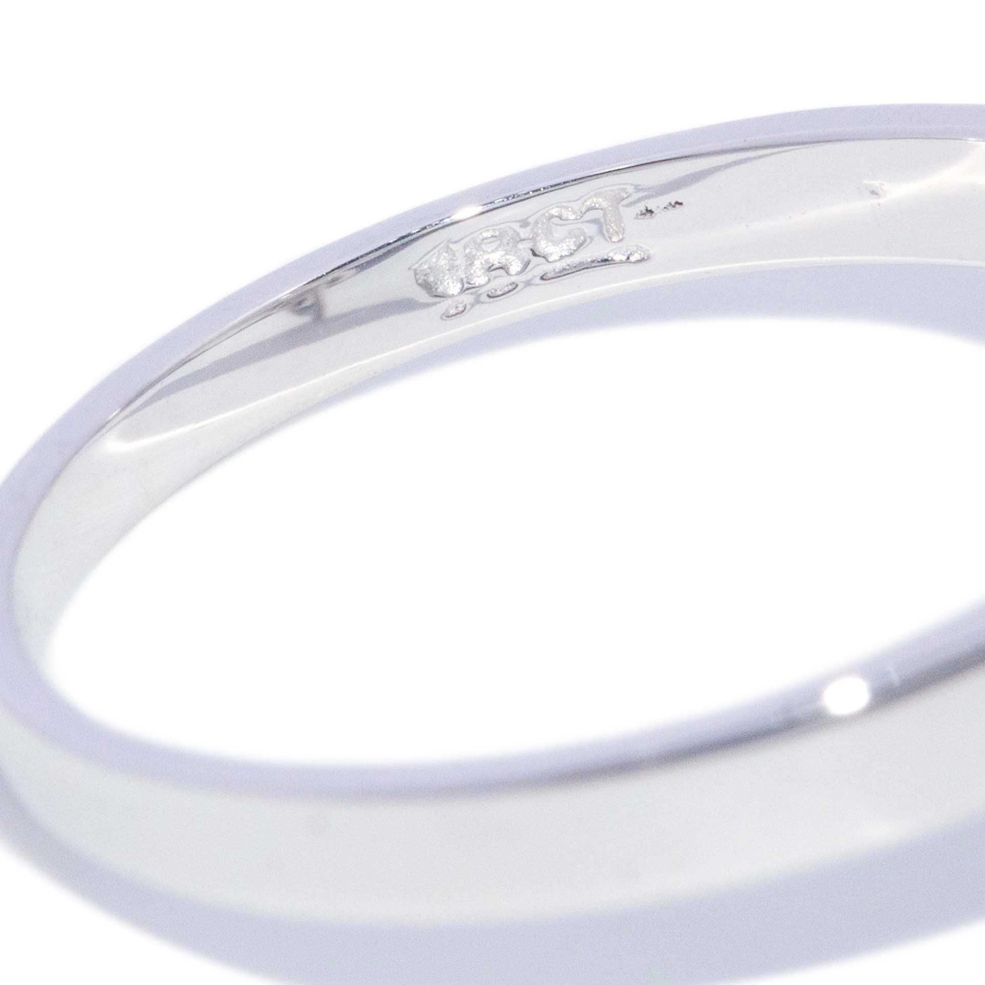 Veronica Starburst Diamond Cluster Ring 18K White Gold Rings Anthology Jewellers 