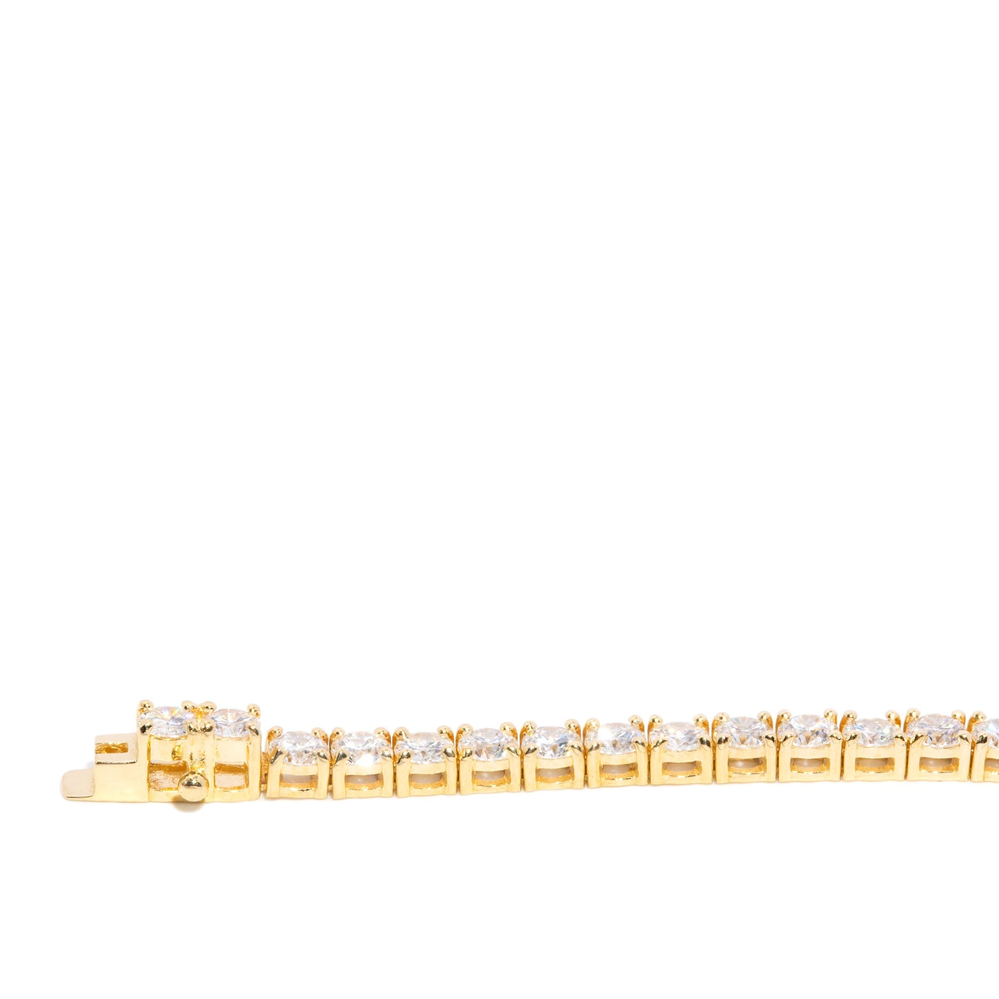 Xenia 4.56ct Diamond Tennis Bracelet 18K Yellow Gold Bracelets/Bangles Anthology Jewellers 