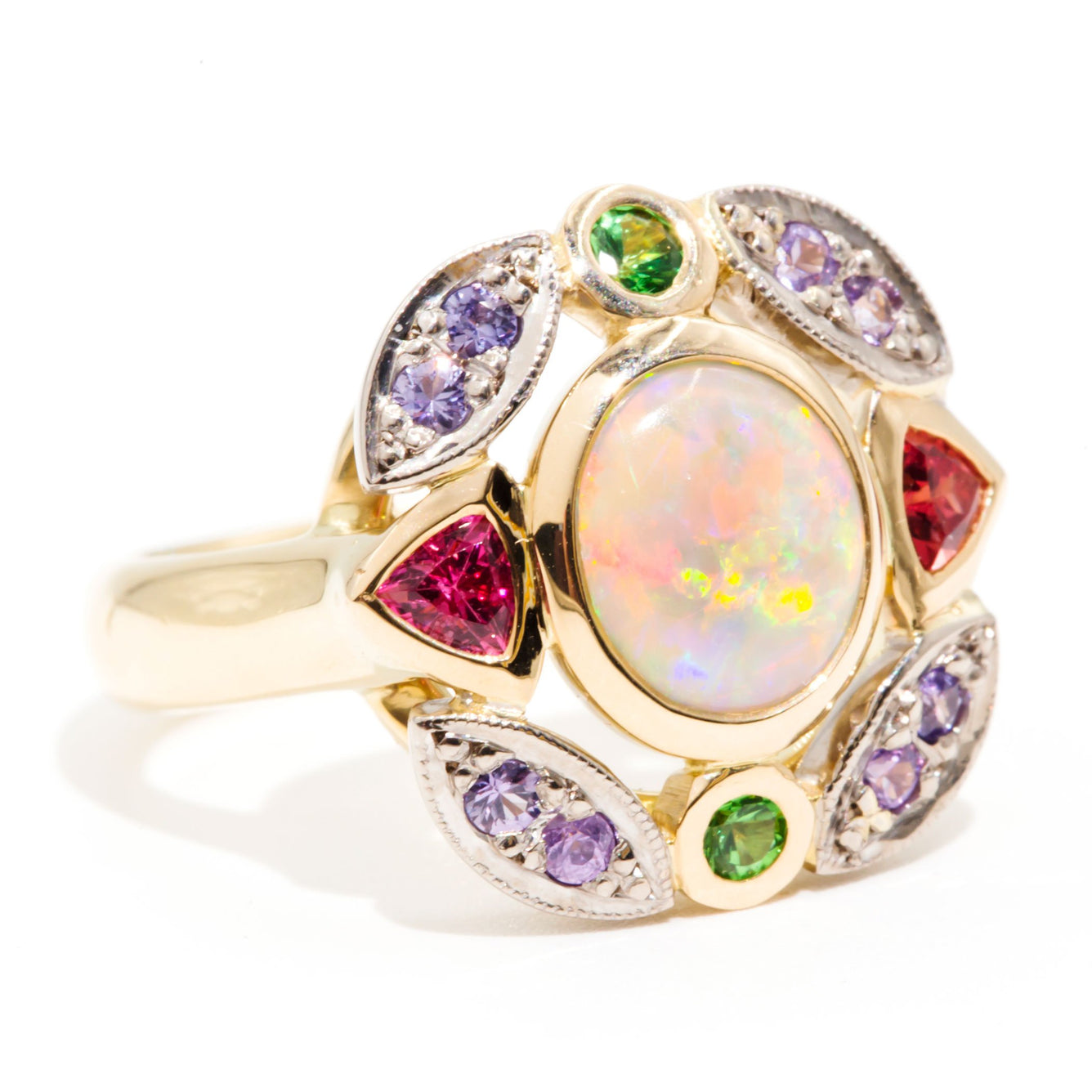 Copy of Rosie Alexandrite Spinel & Diamond Rose Gold Ring Rings Imperial Jewellery 