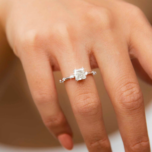 Hope 1.05ct Certified Cushion Cut Diamond Engagement Ring Rings Imperial Jewellery 