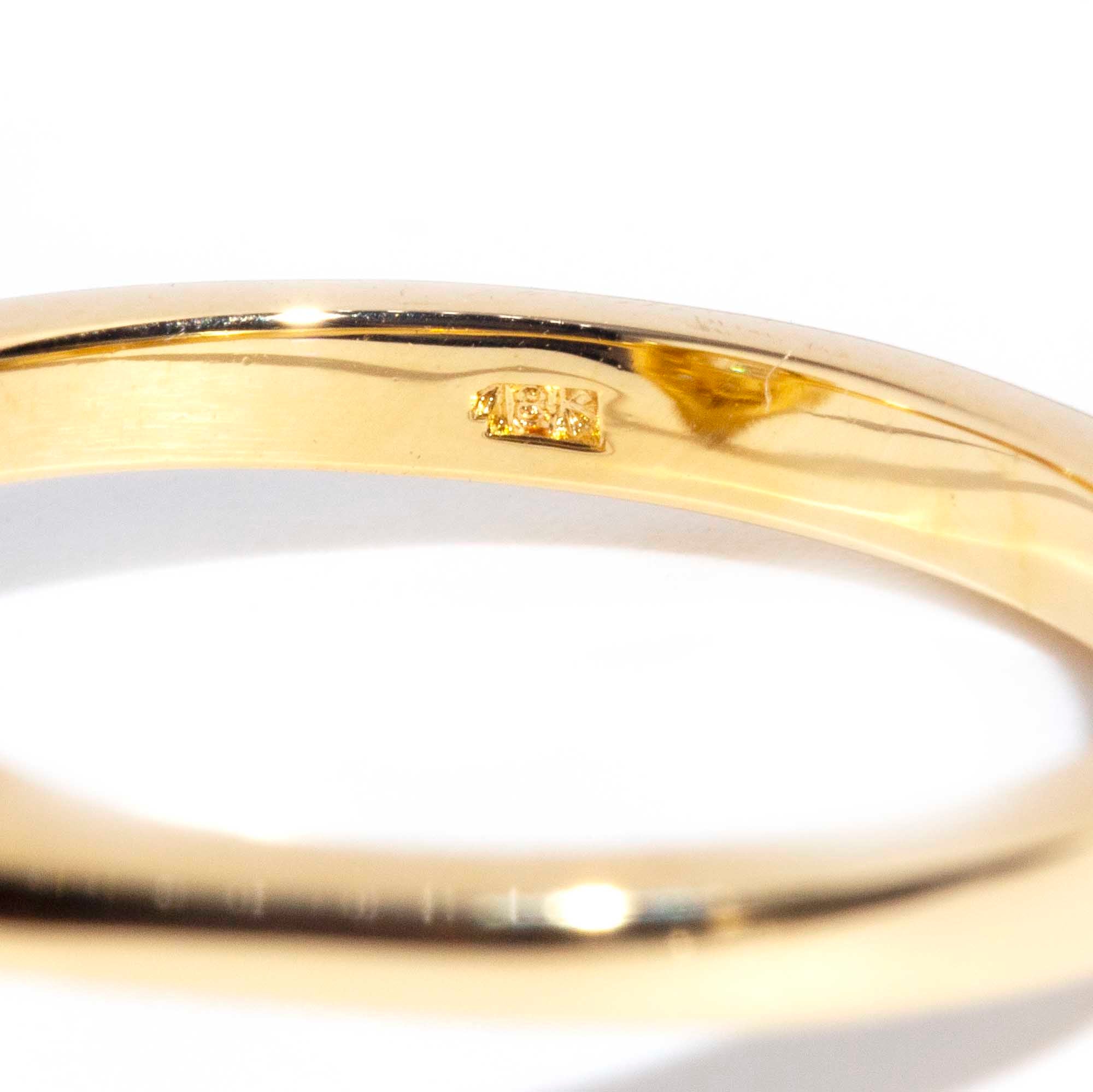 Juno 18ct Yellow Gold Emerald Cut Diamond Cluster Ring* OB Gemmo $ Rings Imperial Jewellery 