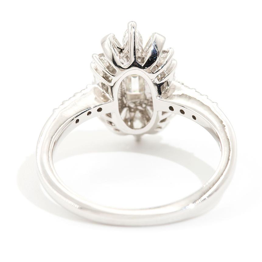 Muriel Certified Diamond Art Deco Platinum Engagement Ring Rings Imperial Jewellery - Auctions, Antique, Vintage & Estate 