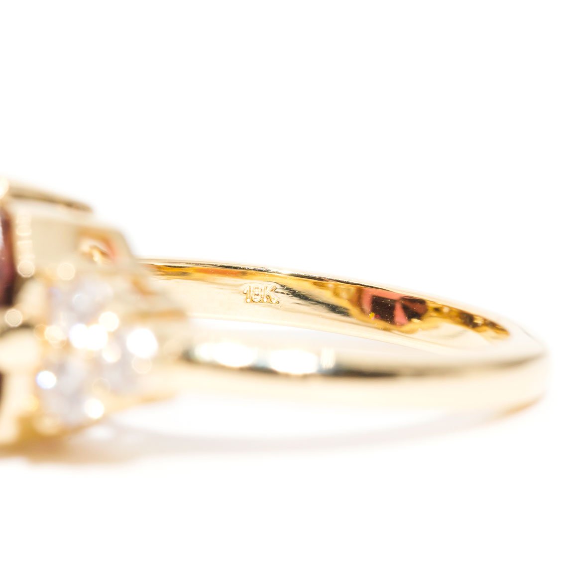 Noelle 18 Carat Yellow Gold Tourmaline & Diamond Ring Rings Imperial Jewellery